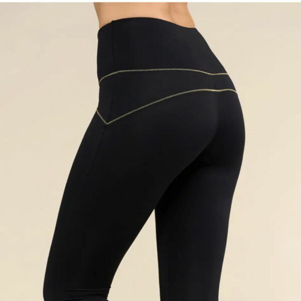 legging muladhara noir et gold