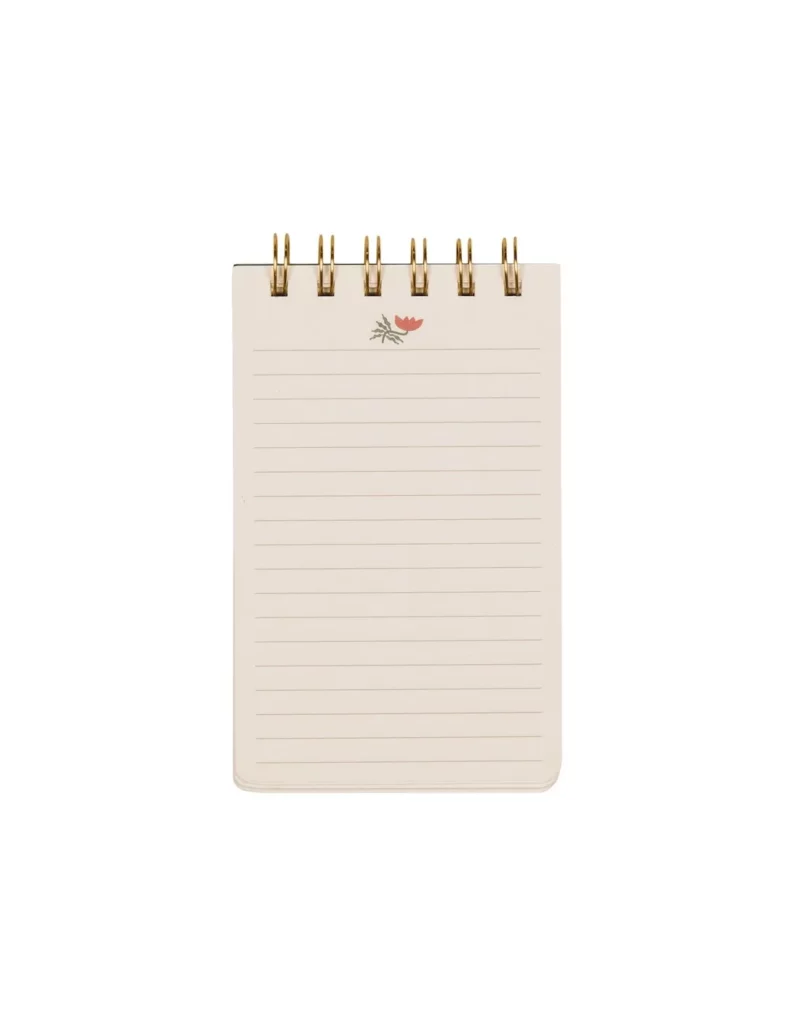 bloc note fleur
