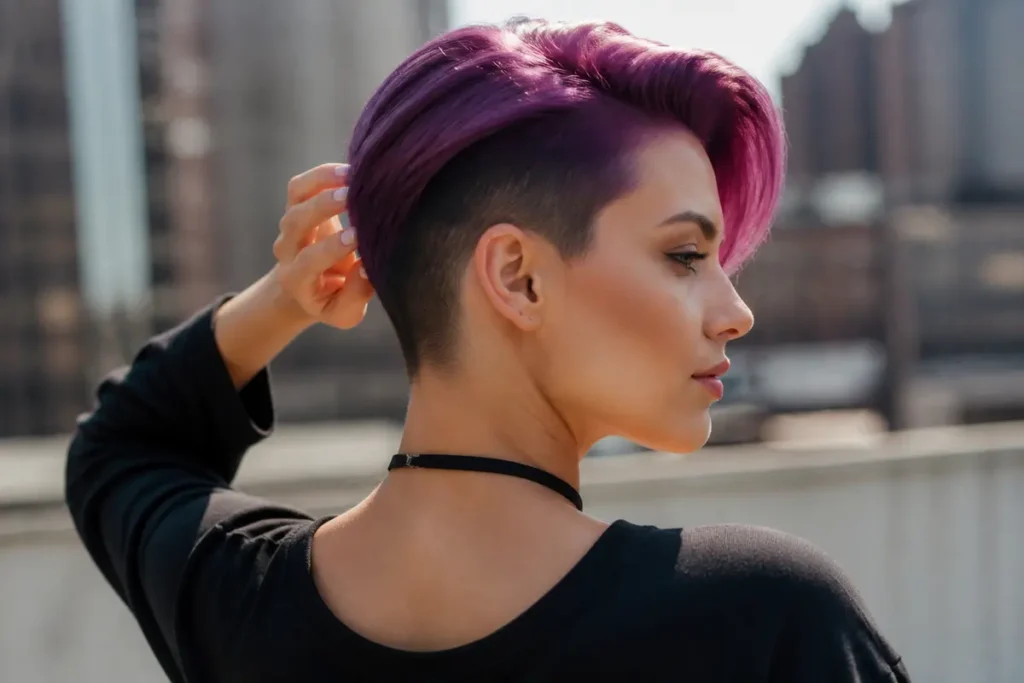 Nuque courte moderne coupe undercut femme : 10 styles à adopter